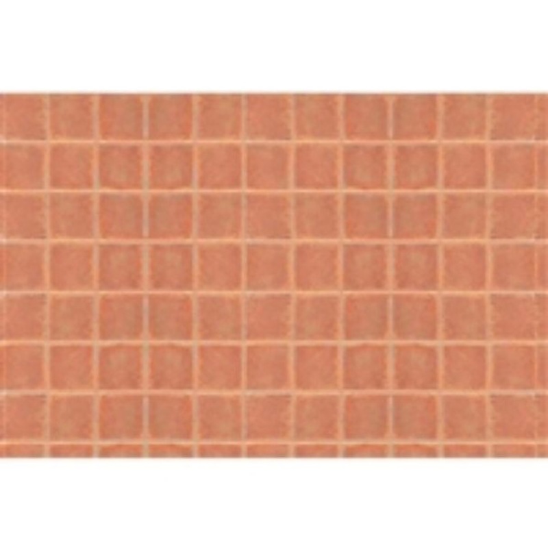 JTT 97418 - Pattern Sheets (PLASTIC): Square Tile 2/pk - 1:48 - O Scale