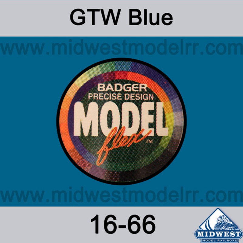 Badger MODELflex Paint - 16-66 Grand Trunk Western Blue