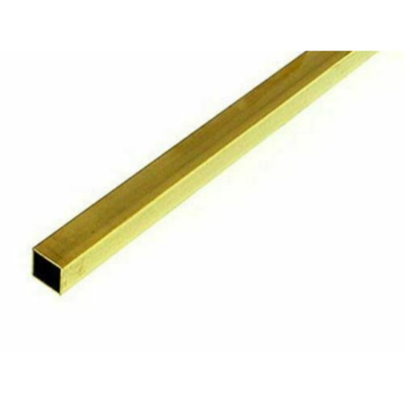 K&S Precision Metal 8149 - 1/16" Outside Diameter Square Brass Tube (2 pcs per card)