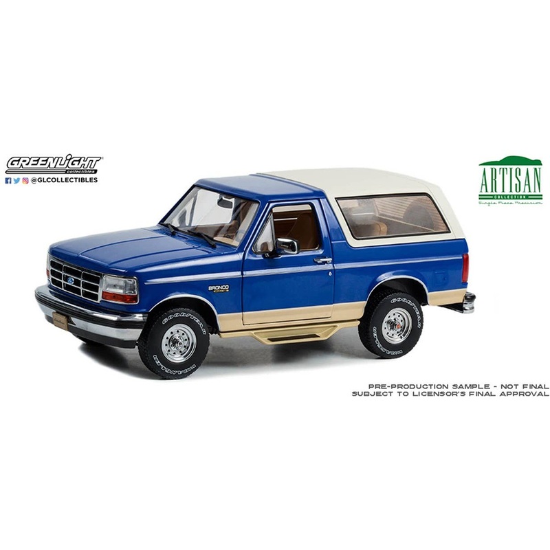 1/18 GreenLight Artisan Collection - 1996 Ford Bronco - Idaho State Police