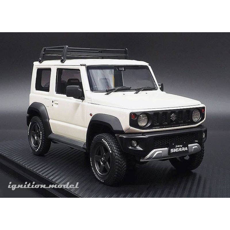 1/18 Suzuki Jimny Sierra JC (JB74W) Pure White Pearl Lift Up