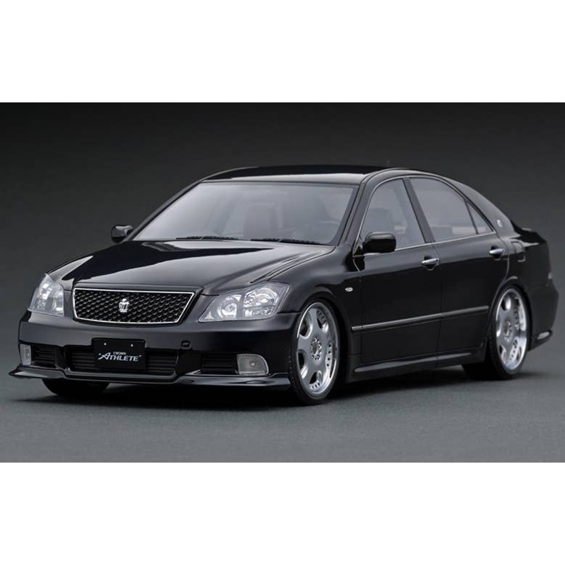 1/18 Toyota Crown GRS180 Athlete Black Dish-Wheel