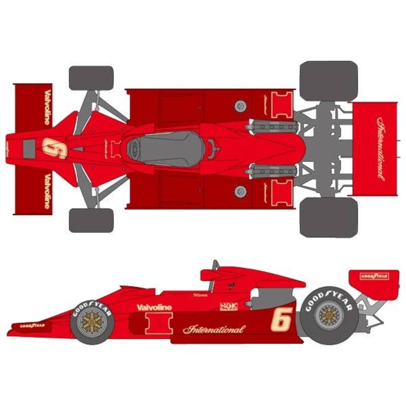 1/20 Type 78 1977 Japan #6 Decal Set (for Tamiya)