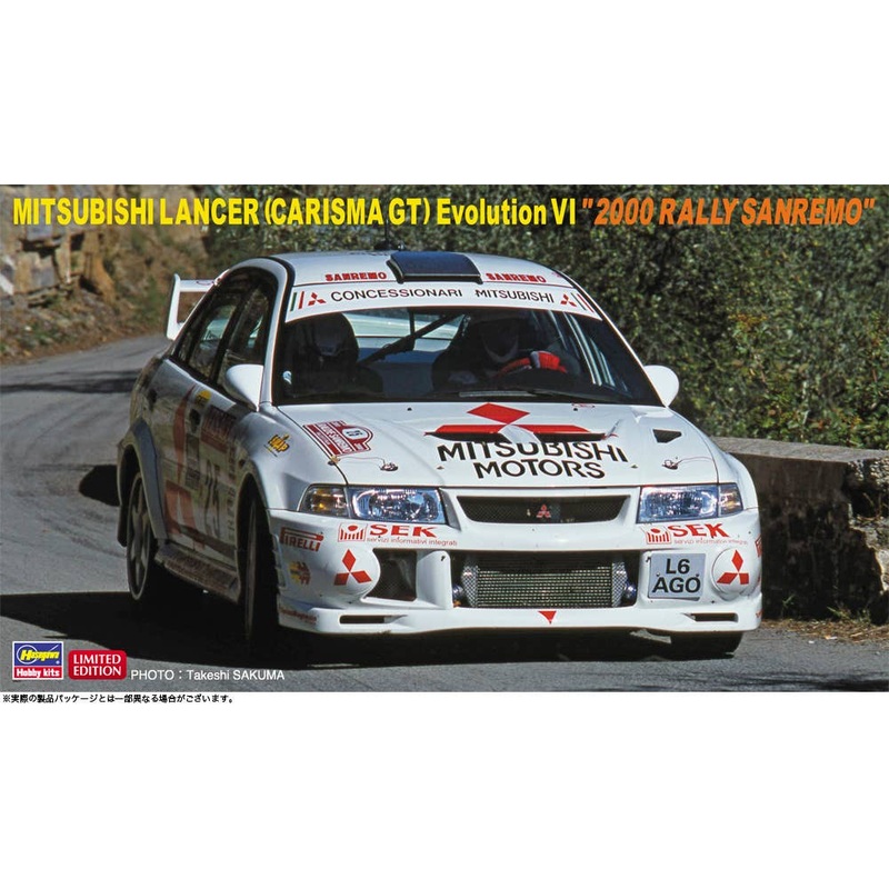 1/24 Mitsubishi Lancer (Charisma GT) Evolution VI 2000 Rally Sanremo