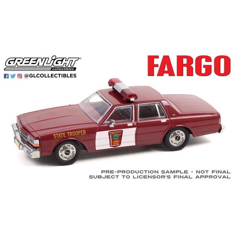 1/43 GreenLight Fargo (1996) - 1987 Chevrolet Caprice - Minnesota State Trooper