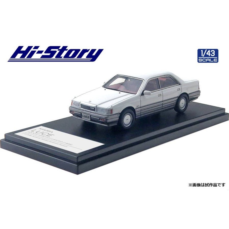 1/43 Mazda Luce 4Door Hardtop Limited (1986) Noble White & Neutral Gray