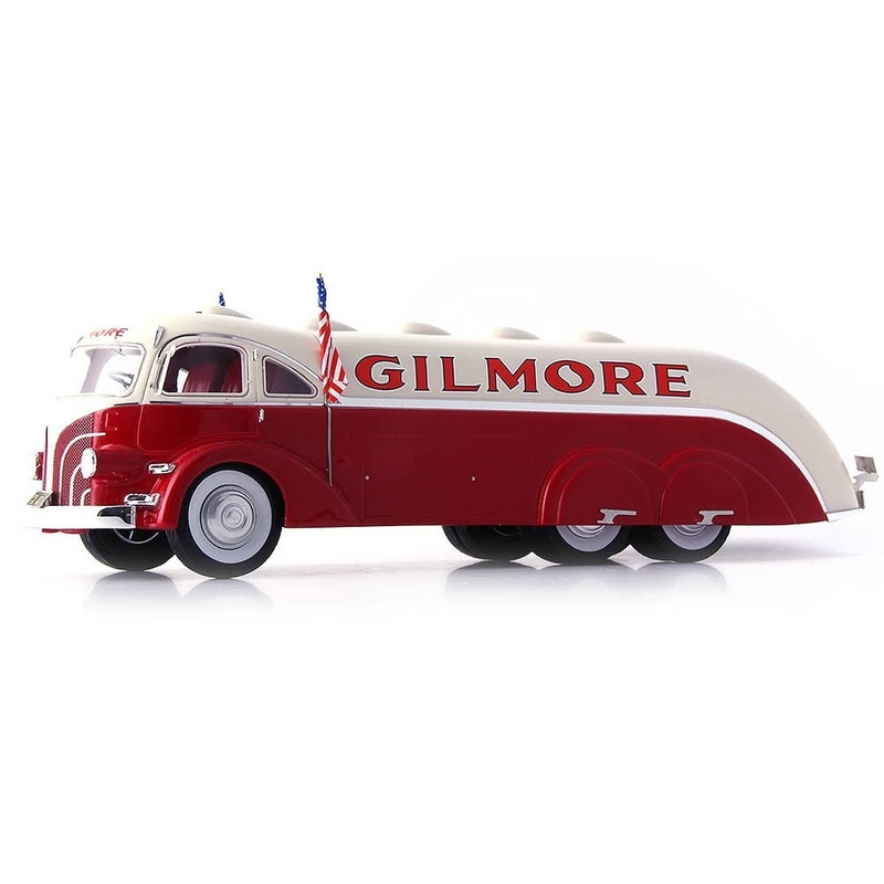 1/43 White Gilmore Streamline Tank Truck 1935 Red & Ivory