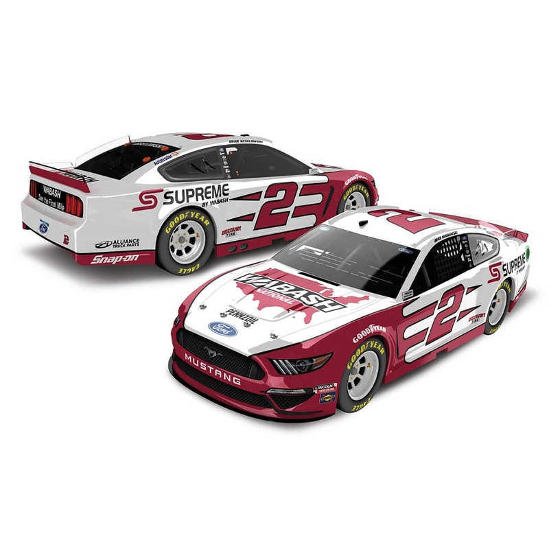 1/64 Brad Keselowski Wabash National Ford Mustang NASCAR 2020
