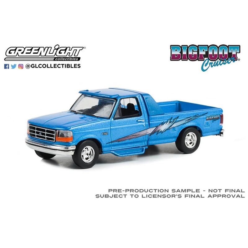 1/64 GreenLight 1994 Ford F-150 - Bigfoot Cruiser #2 - Ford, Scherer Truck Equipment and Bigfoot 4x4 Collaboration
