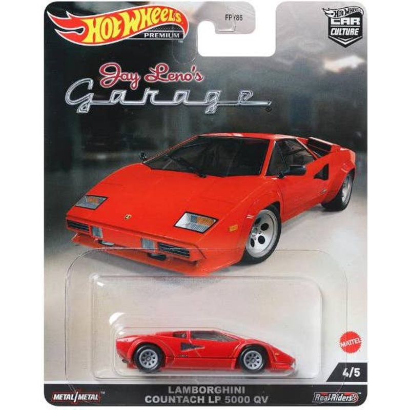 Hot Wheels Car Culture Jay Leno Garage Lamborghini Countach 5000 QV (HCK09)