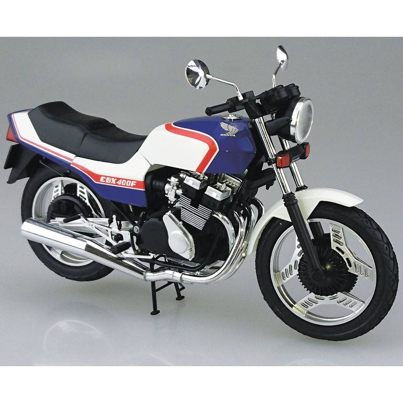 1/12 Honda NC07 CBX400F Pearl Candy Blue / Pearl Shell White '81