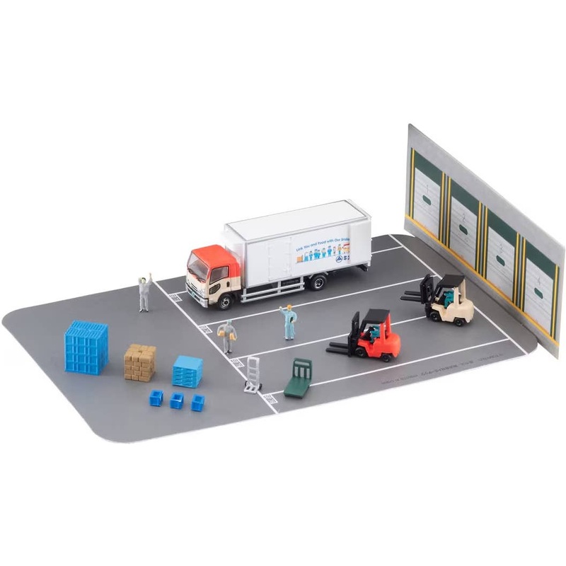 1/150 Truck Collection Logistics Site Truck Set B Kyosobin