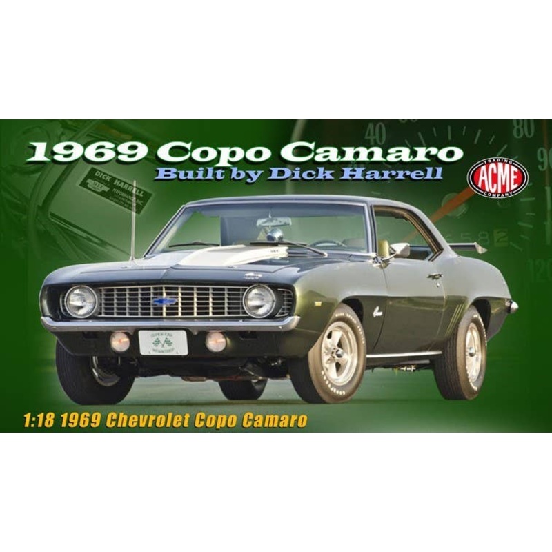 1/18 ACME 1969 Chevrolet COPO Camaro - Green - Built by Dick Harrell
