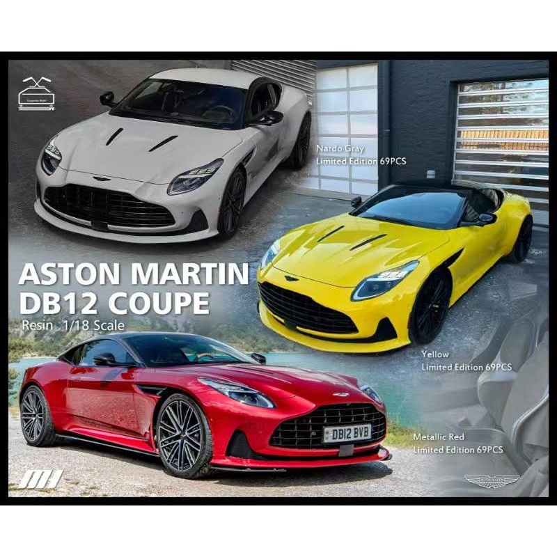 1/18 Aston Martin DB12 Coupe Yellow
