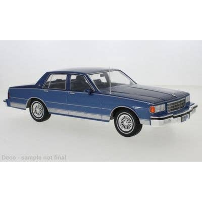 1/18 Chevrolet Caprice 1987 Metallic Blue / Metallic Dark Blue
