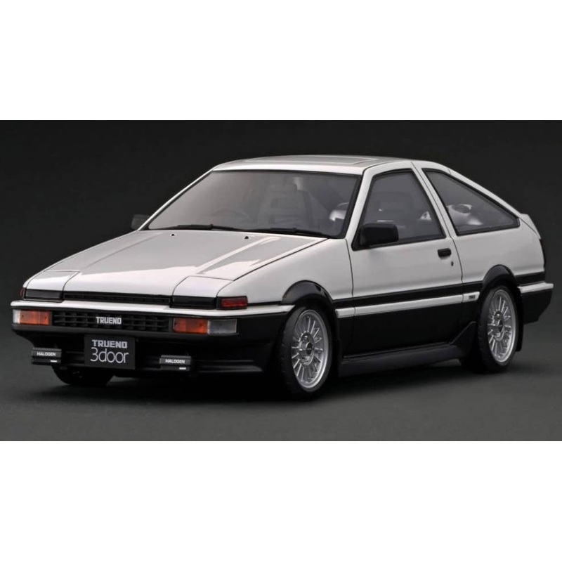 1/18 Toyota Sprinter Trueno 3Dr GT Apex (AE86) White/Black Normal-Wheel