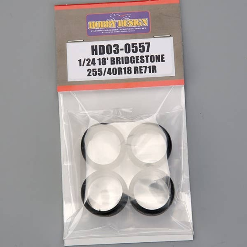 1/24 18 inch Bridgestone 255/40R18 RE71R