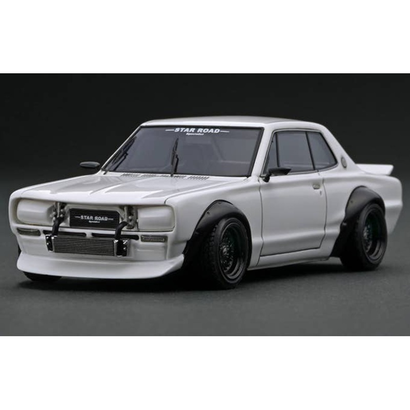 1/43 Skyline GT-R KPGC10 Star Road White