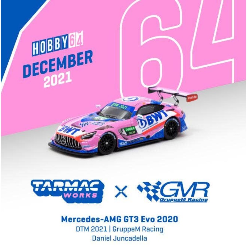 1/64 Mercedes-AMG GT3 Evo 2020 DTM 2021 GruppeM Racing