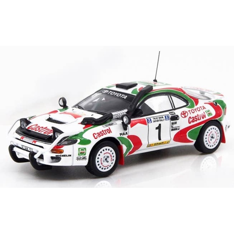 1/64 TOYOTA Celica GT-FOUR ST185 Safari Rally 1993 Winning Car #1 juha Kankkunen/Juha Piironen