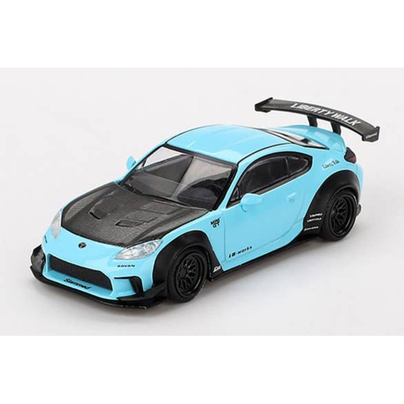 1/64 Toyota GR86 LB Nation Baby Blue (Left-hand drive)