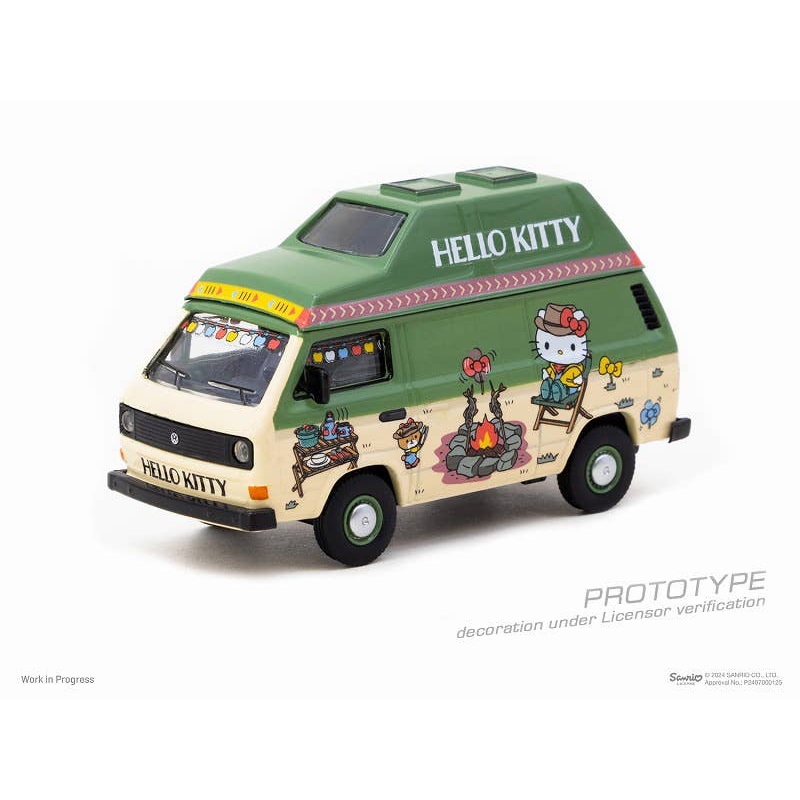 1/64 Volkswagen T3 Van Hello Kitty Camping