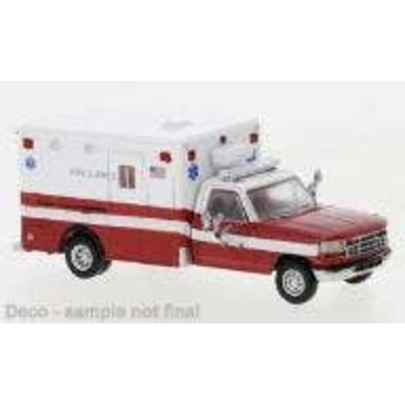 1/87 Ford F-350 Horton Ambulance 1997 White/Red
