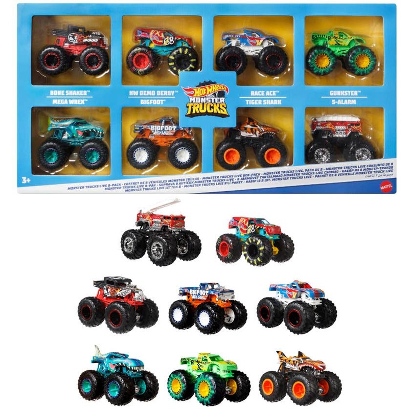 Hot Wheels Monster Truck 8 Pack (HDB12)