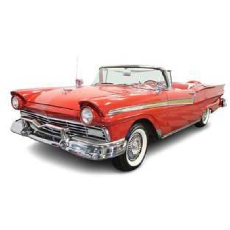 1/18 Ford Fairlane 500 Skyliner 1957 Frame Red