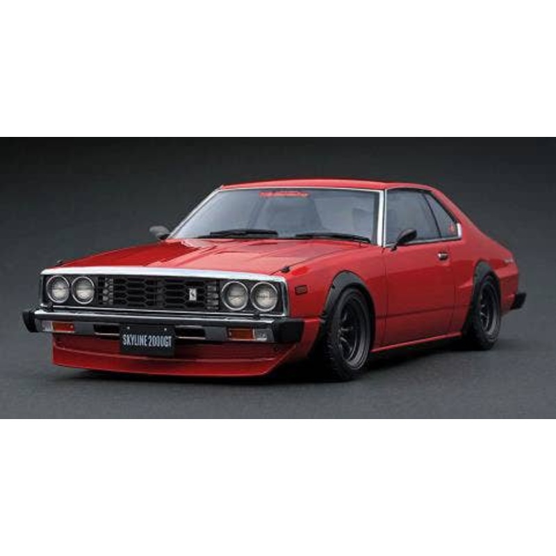 1/18 Nissan Skyline 2000 GT-ES (C210) Red