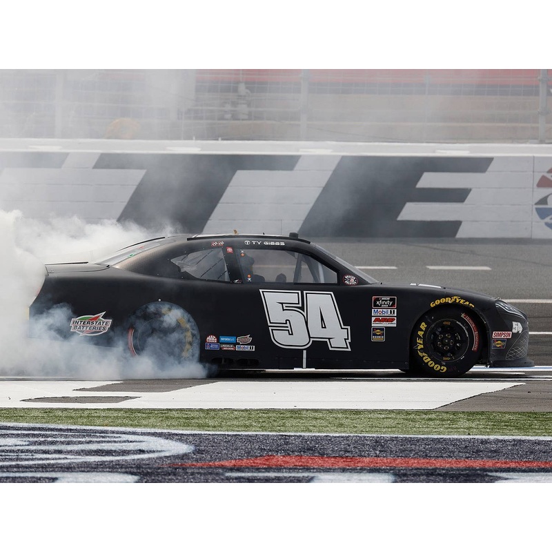 1/24 Ty Gibbs # 54 TOYOTA Supra NASCAR Xfinity Series 2021 Charlotte Motor Speedway ALSCO UNIFORMS 300 Winner (Hood Open)