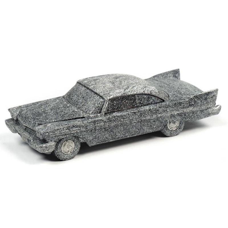 1/64 AutoWorld Christine Burned 1958 Plymouth Fury in Charred Black