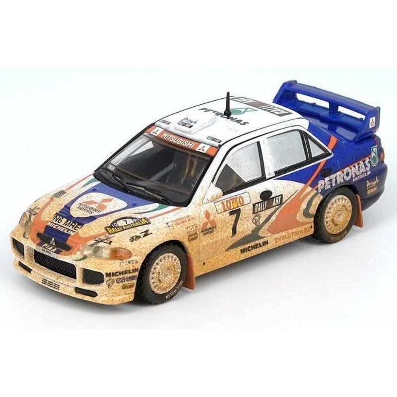 1/64 Mitsubishi Lancer Evolution III #7 Australia Rally 1996 Weathering
