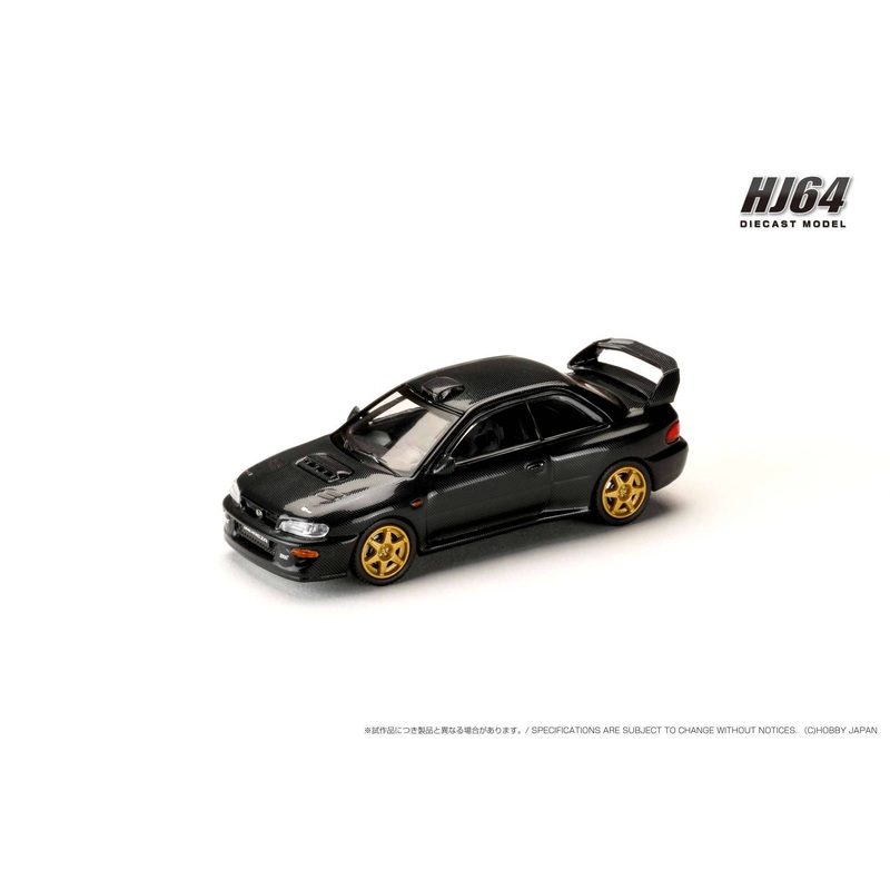 1/64 SUBARU IMPREZA 22B STi Version (GC8) Rally Base Carcarbon Black