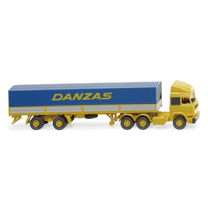 1/87 Iveco Flatbed Tractor Trailer Danzas