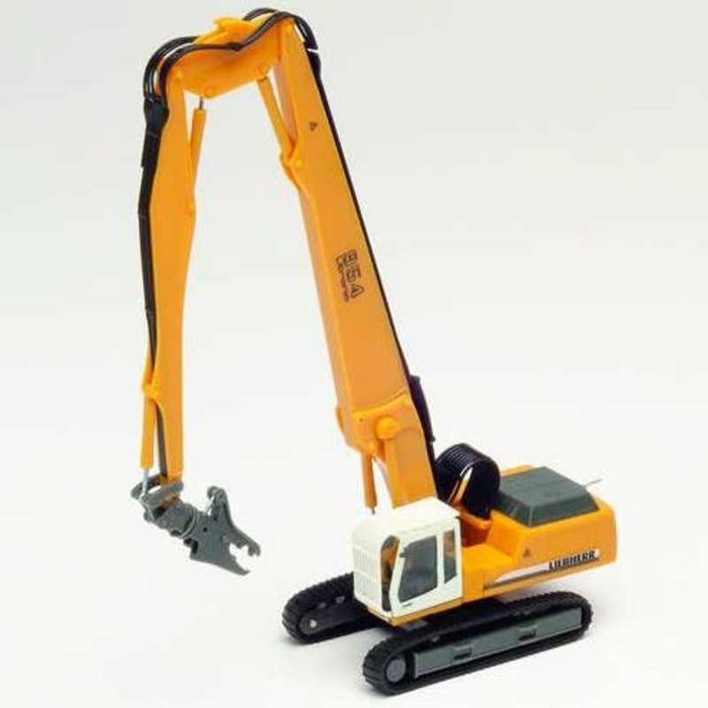 1/87 Liebherr Crawler Excavator 954 Litronic Longfront with Demolition Cutter Liebrr