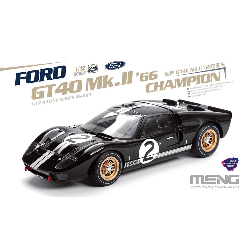 1/12 Ford GT40 Mk.II '66 Champion Precolor Version
