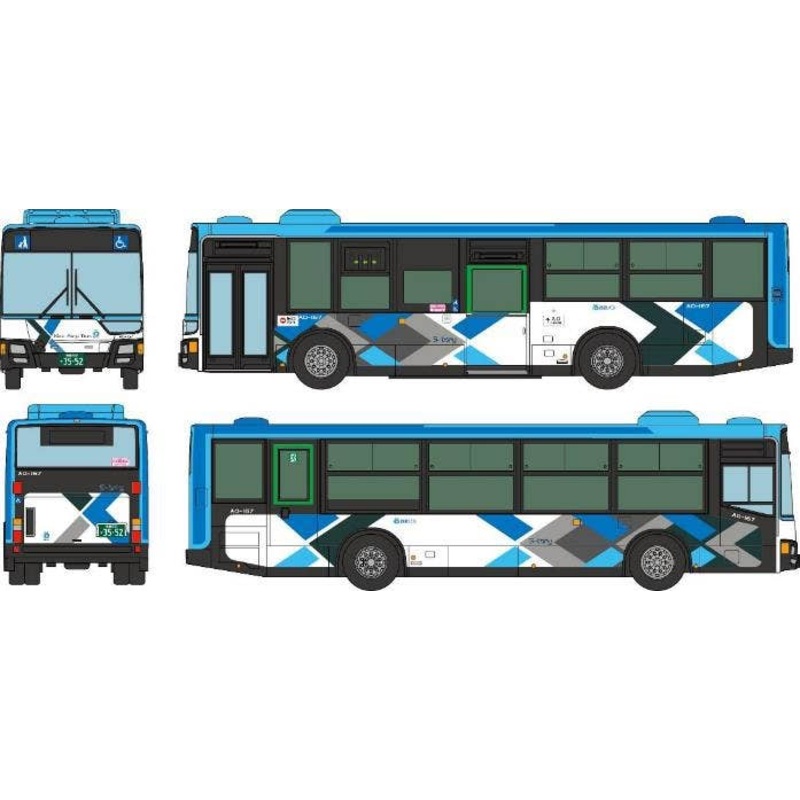 1/150 My Town Bus Collection (MB3) Seibu Bus