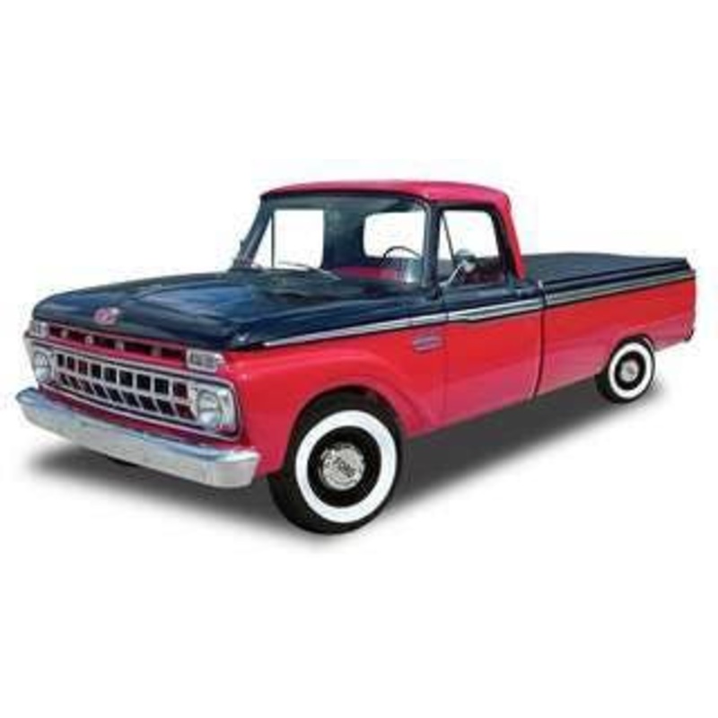 1/18 Ford F-100 Custom Pickup 1965 Rangoon Red / Black