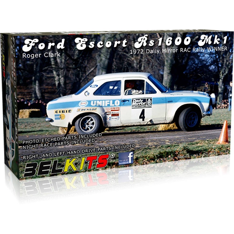 1/24 Ford Escort RS1600 MK.I 1972 RAC Rally Winner