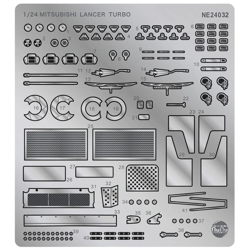 1/24 Racing Series Mitsubishi Lancer Turbo 1985 Hong Kong Beijing Rally Detail Up Parts