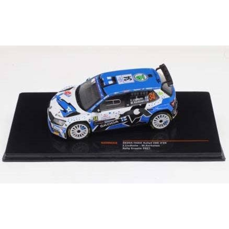 1/43 Skoda Fabia Rally2 EVO 2021 Rally Croatia # 34 E.Lindholm / M.Korhonen
