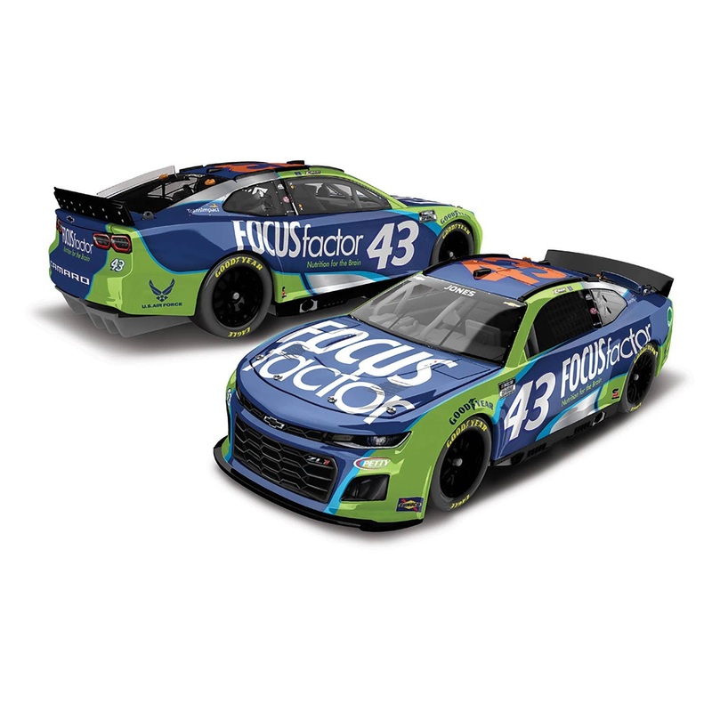1/64 Erik Jones # 43 Focus Factor Chevrolet Camaro NASCAR 2022 Next Generation
