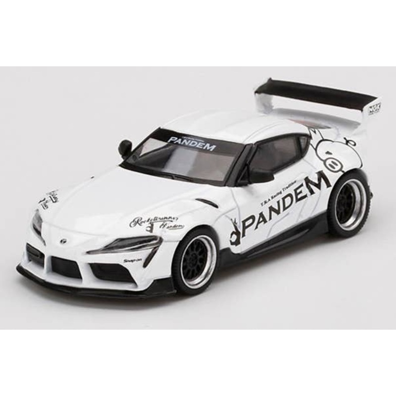 1/64 Pandem Toyota GR Supra V1.0 White (Right-Hand Drive)