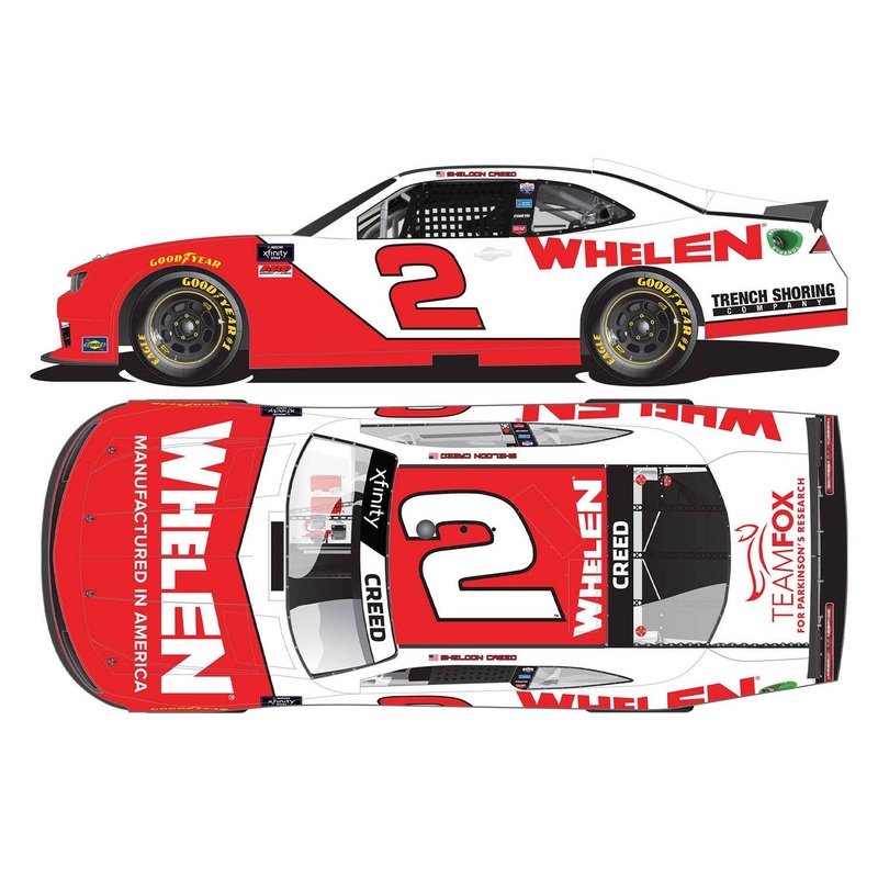 1/64 Sheldon Creed # 2 Whelen Chevrolet Camaro NASCAR Xfinity Series 2022