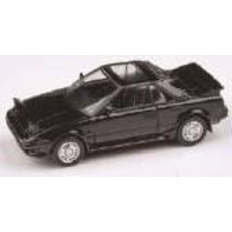 1/64 Toyota MR2 MK1 1985 Metallic Black Light Open LHD