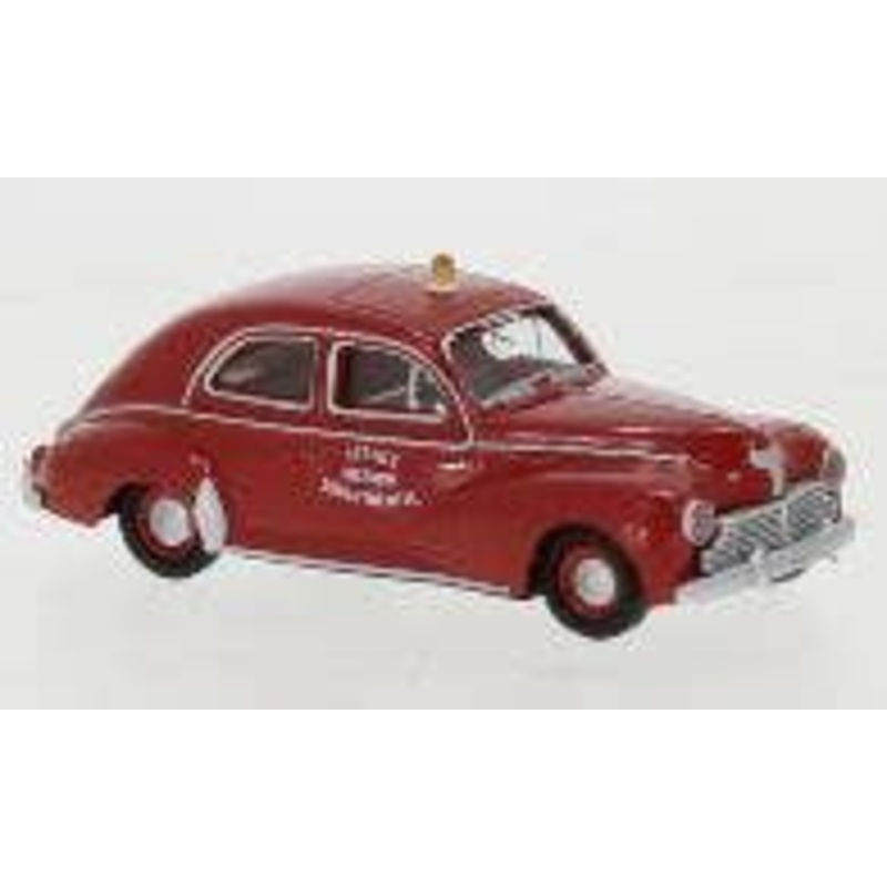 1/87 Peugeot 203 1948 Red Service Incendie Departmental