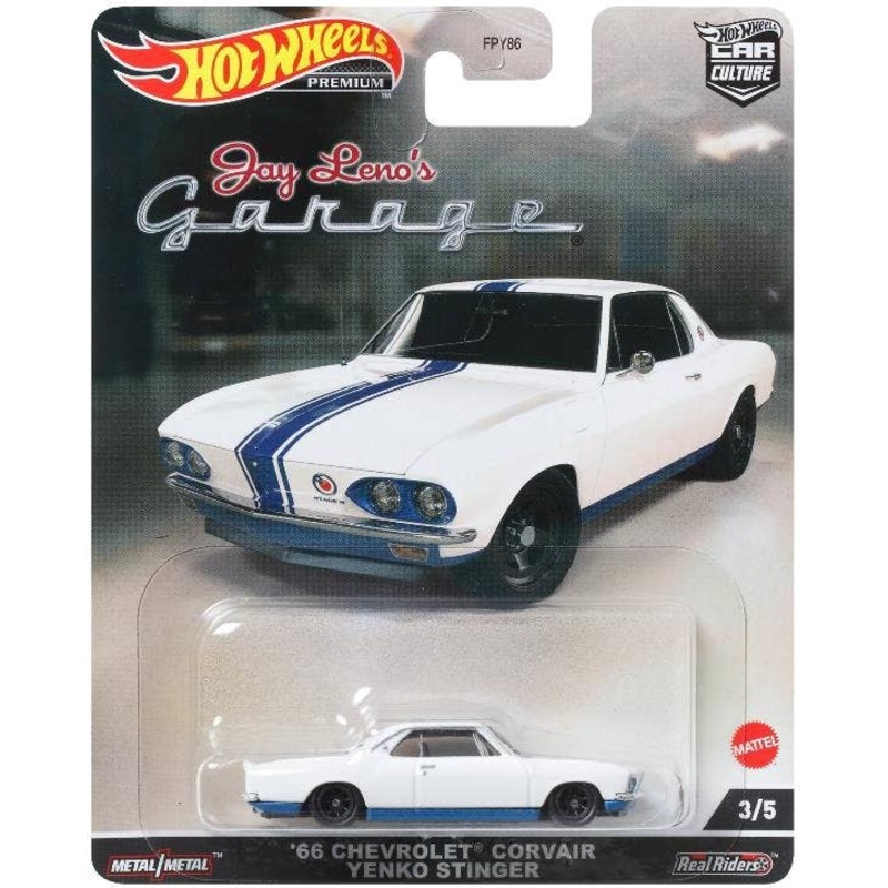 Hot Wheels Car Culture Jay Leno Garage '66 Chevrolet Corvair Yenko Stinger (HCJ84)