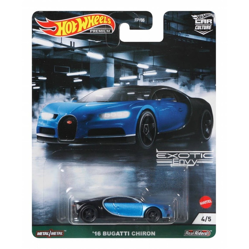 HW Car Culture Exotic Envy 16 Bugatti Chiron (GRJ76)