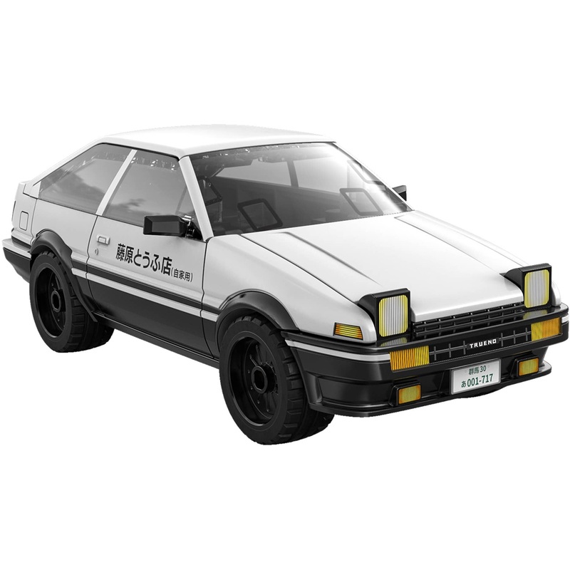 Initial D Real Body Kit Takumi Fujiwara AE86 TRUENO White